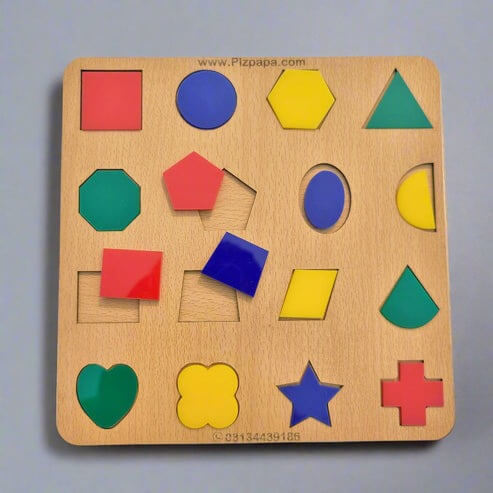 Montessori-Geometric-Shapes-Puzzle-Board-[MF-124]