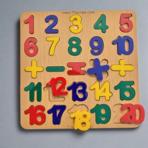 Montessori-Math-Counting-&-symbol-Puzzle-Board-[MF-125]