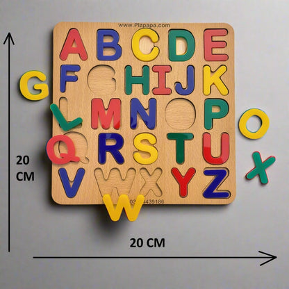 Montessori Capital Alphabet Puzzle Board [wd-923]