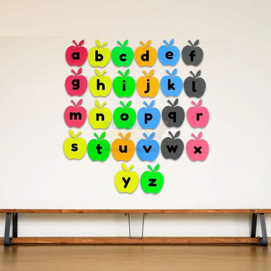 Montessori Classroom Apple small Alphabet Wall Foam Sheet [FT-992]