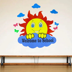 Montessori Classroom Welcome To School Wall Foam Sheet [FS-1056]