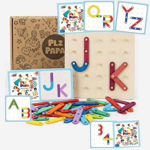 Montessori-Mind-Creative-sticks-ABC, Shapes-&-123-Learning-Toy-[MF-103]