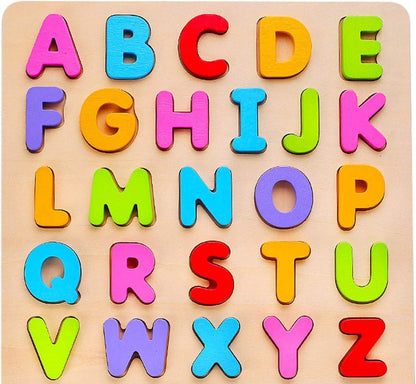 Montessori Capital Alphabet Wooden Puzzle Board [wd923]