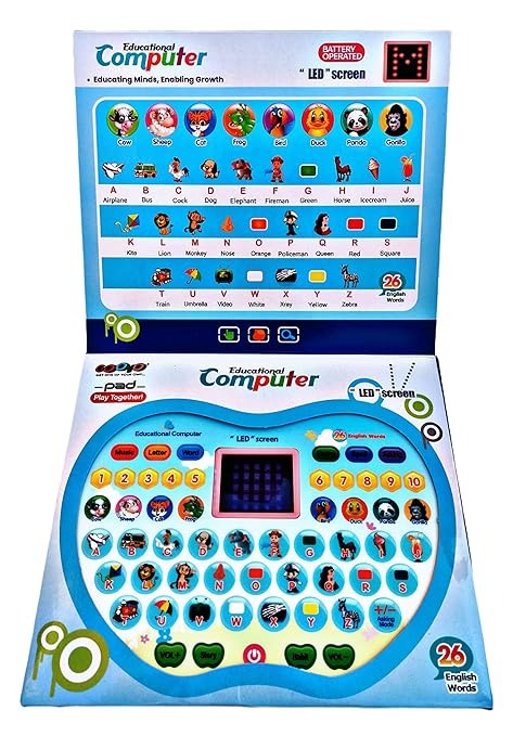 Multifunctional Educational, Musical &Learning Laptop Toy for Kids [ST-1251] - Plzpapa 