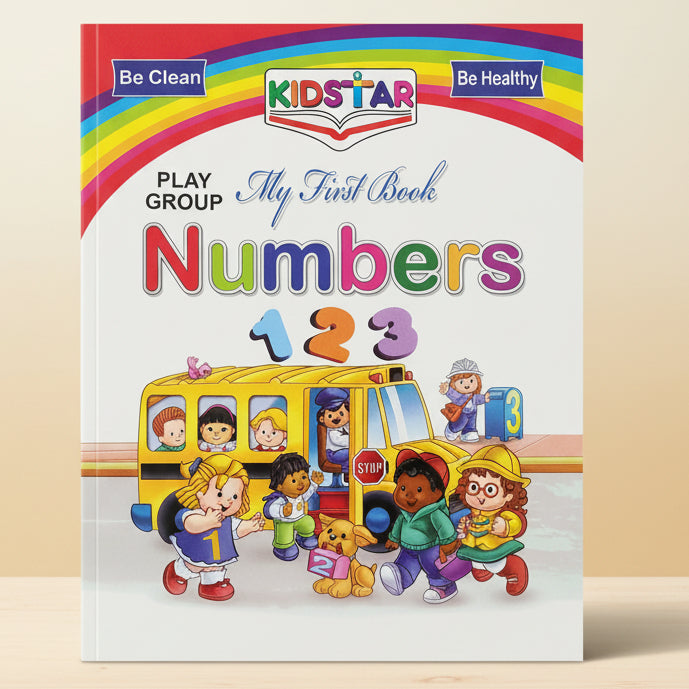My First Book Math Counting Single page (Play Group) [BK-1033] - Plzpapa 