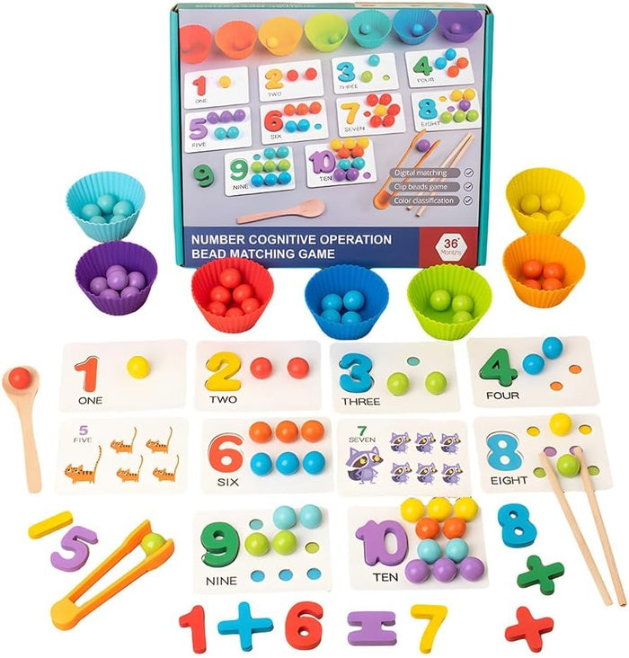 NumberCognitiveOperationBeadMatchingGame_WT-1090