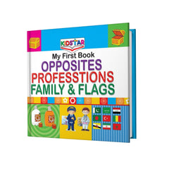 [Opposites Professions Family & Flags] My First Book ,Educational Book For kids [BK-1022]