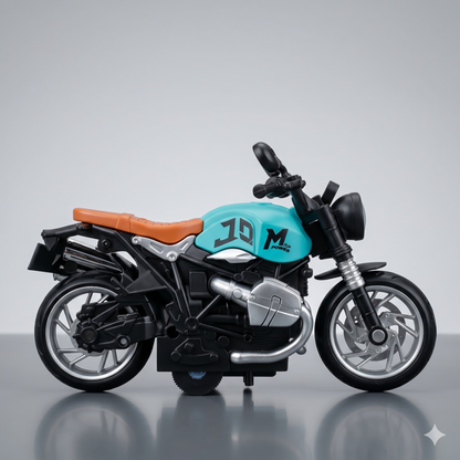 Pull Back Motorcycle Toy With Light [FT-1352]