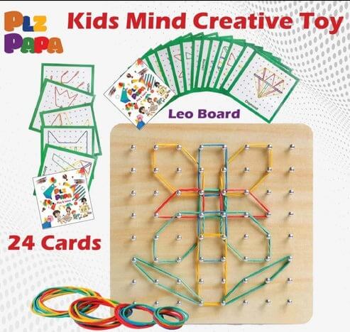 Rubber-Leo-Board-Game,-multiple-challenge-cards-[MF-114]