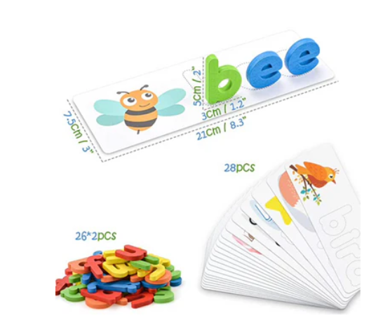 SPELLING GAME: COGNITIVE ALPHABET SPELLING AND EXERCISES THINKING [KT-902]