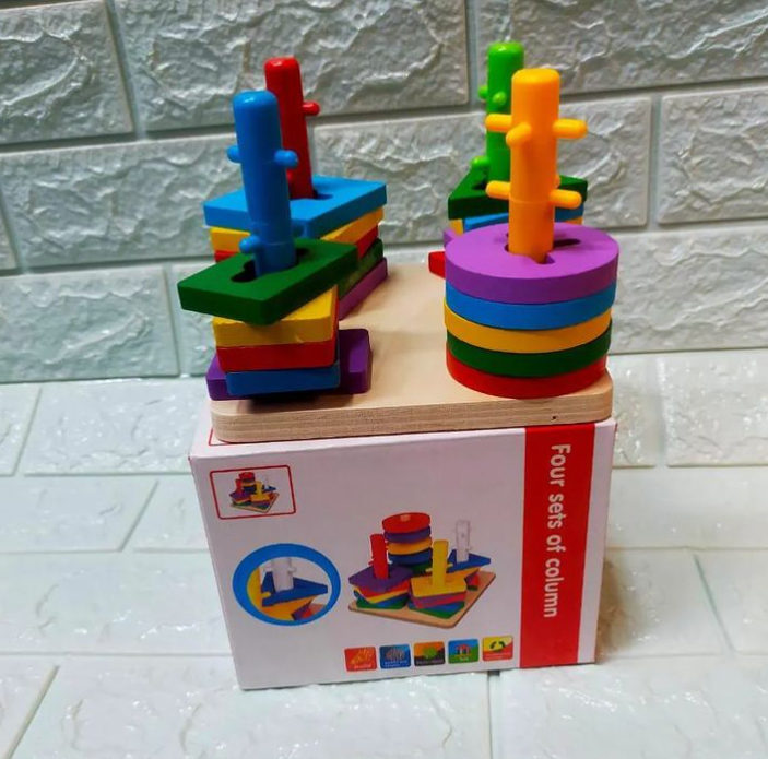 Four sets of colums puzzle toy [WT-823]