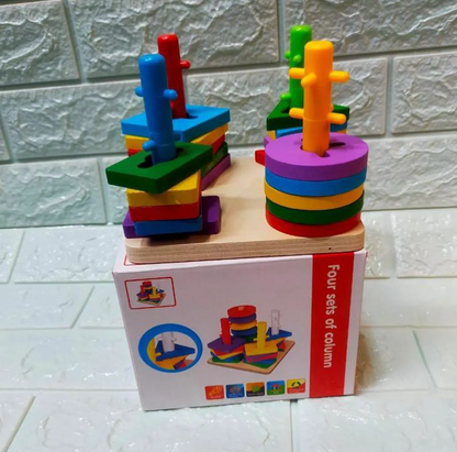 Four sets of colums puzzle toy [WT-823]