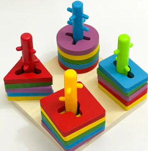 Four sets of colums puzzle toy [WT-823] - Plzpapa 