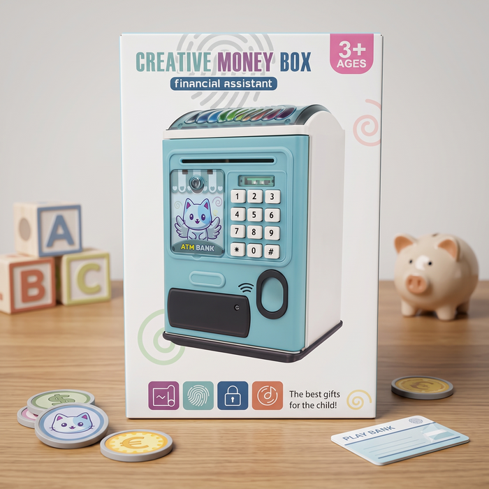 Smart Fingerprint ATM Money Box [FT-1381]