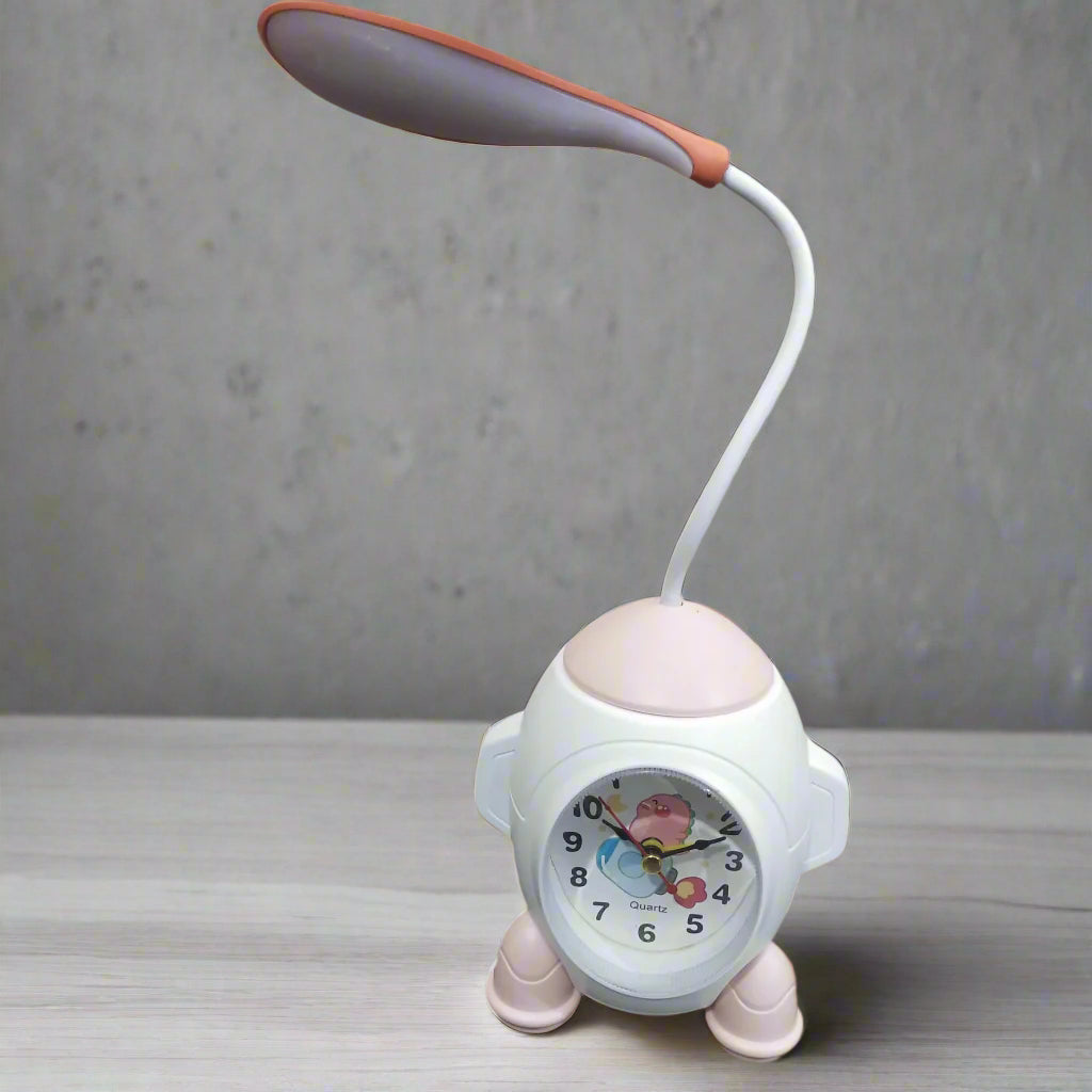 Space Ship Lamp With Alarm Clock (Any Color) [Tl-1070]