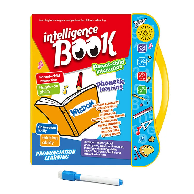 Study Book Intellectual Learning Electronic Activity Notebook with Music