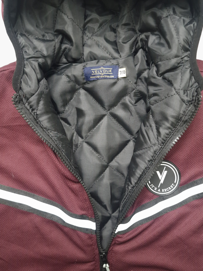 Full Sleeves Hooded Puffer Jacket Boys & Girls VJ79-C