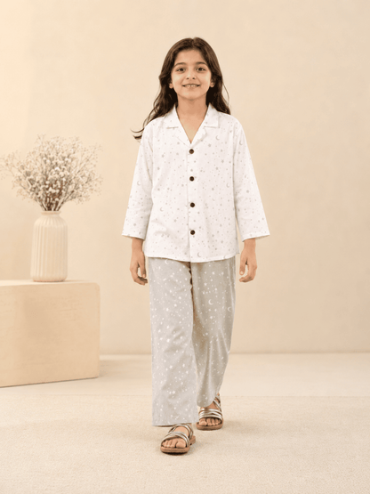 Girls 2Pcs Printed Suit VG164-A