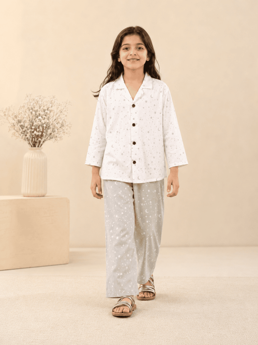 Girls 2Pcs Printed Suit VG164-A