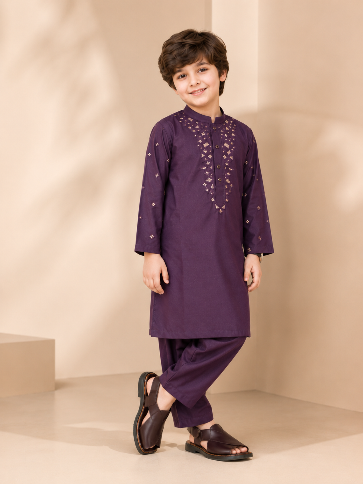 Boys Kurta Trouser Suit 2Pc VB175-C