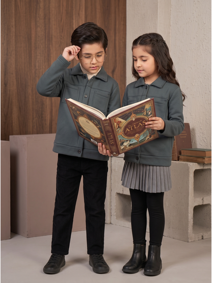 Fleece winter sweatshirt For Boys & Girls VWT63-C