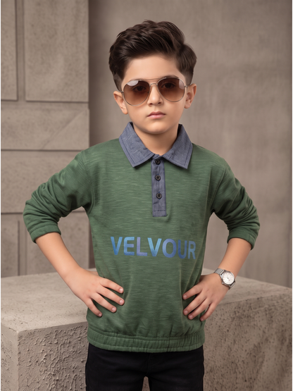 Fleece winter sweatshirt For Boys & Girls VWT64-A