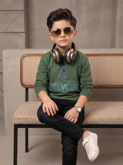 Fleece winter sweatshirt For Boys & Girls VWT64-A