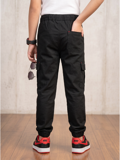Boys Imported Textured Cargo Trouser VT30-E