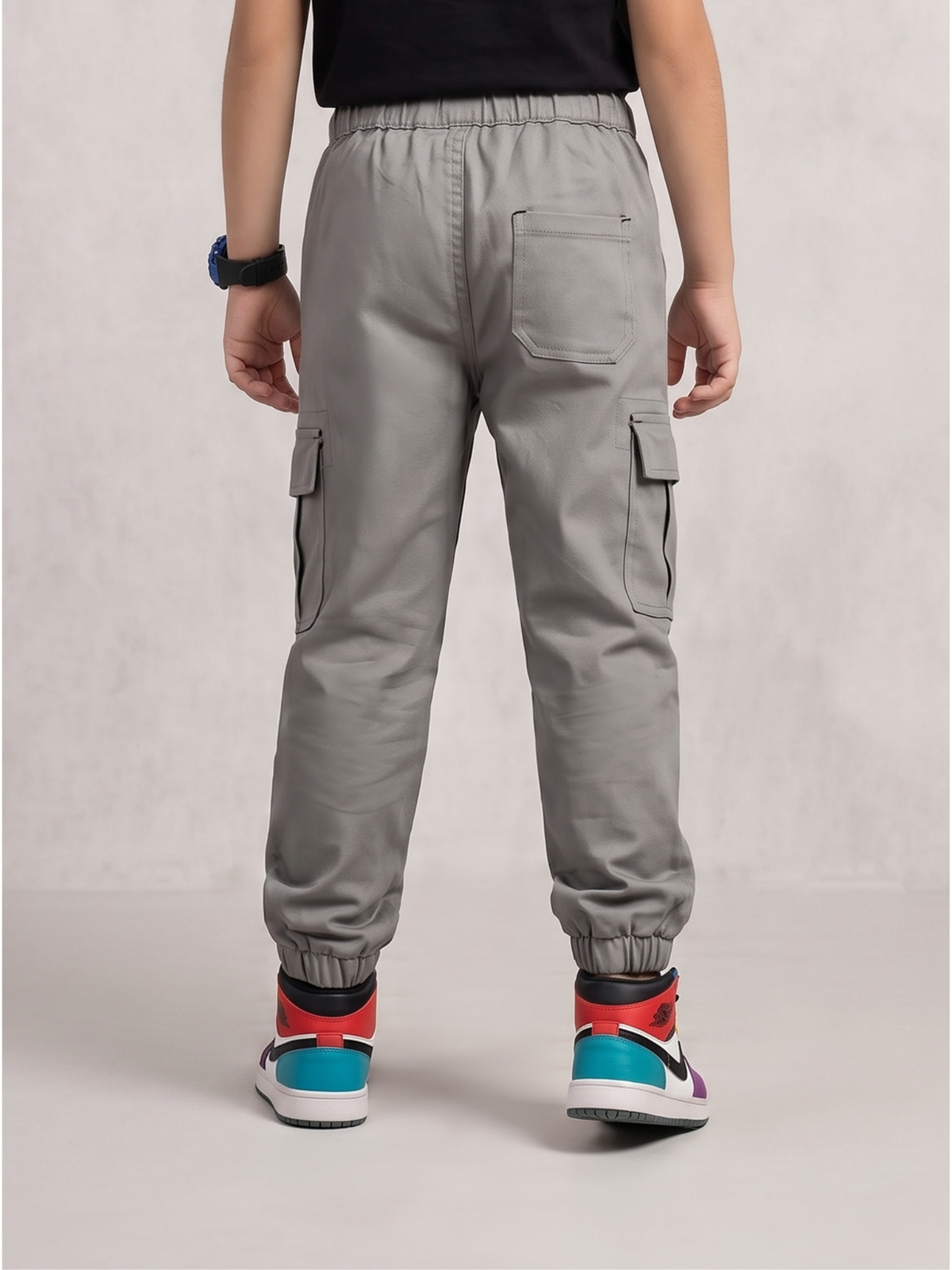 Boys Imported Textured Cargo Trouser VT30-C