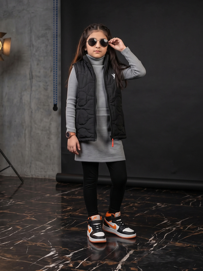 Sleeveless Hooded Gilet For Boys & Girls VJ92-A