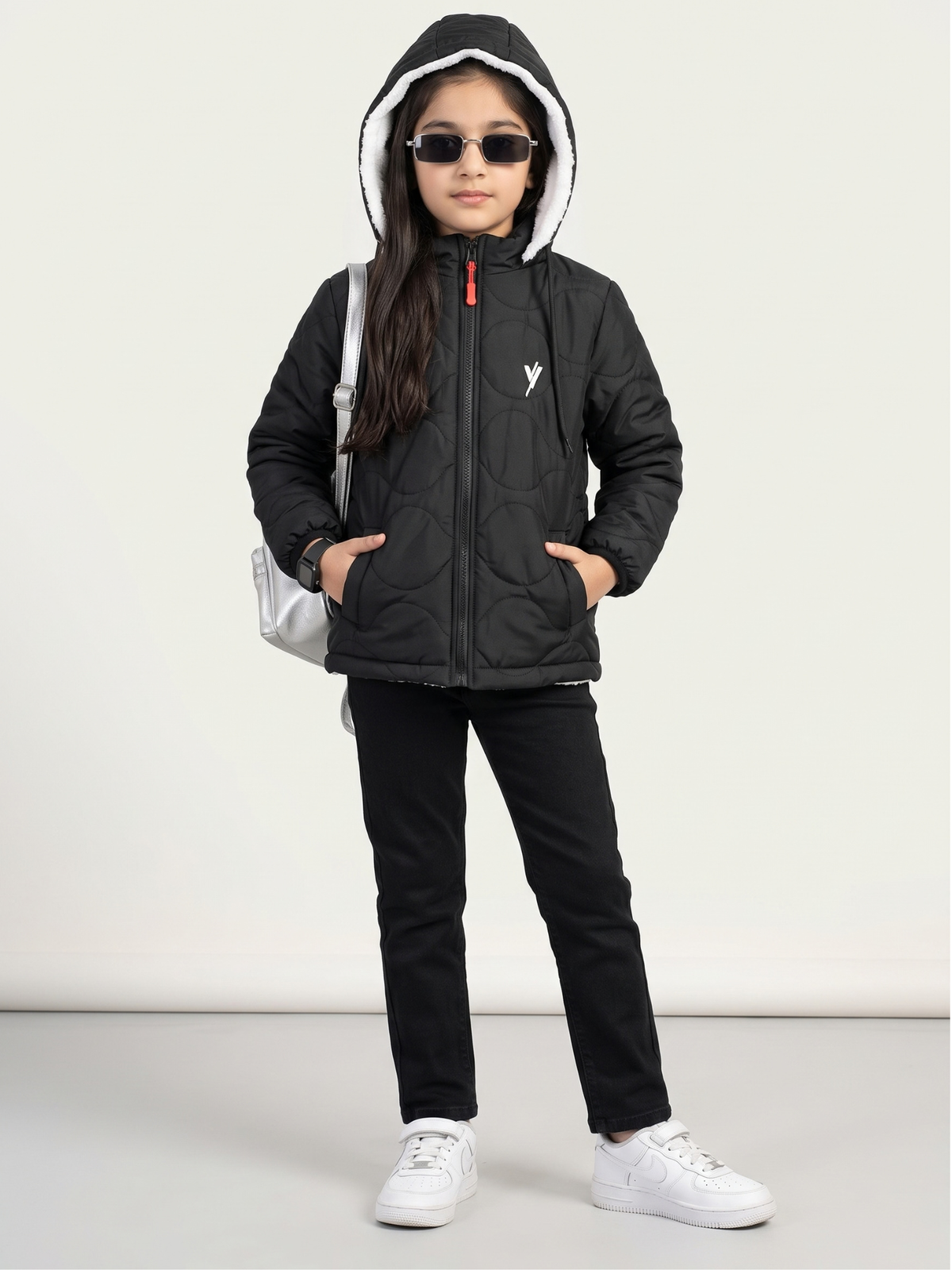 Full Sleeves Hooded Jacket Boys & Girls VJ93-B