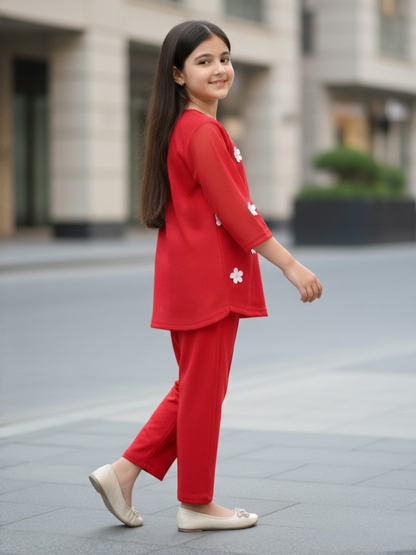 Girls Winter 2Pcs Suit VG194-A