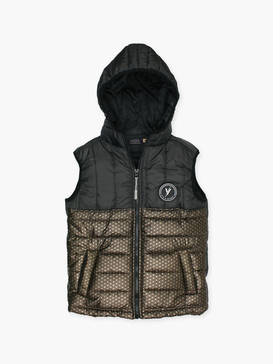 Sleeveless Hooded Puffer For Boys & Girls VJ69-A