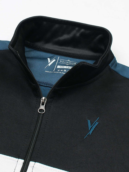 Mock Neck Tracksuit For Boys & Girls #VWT06-C