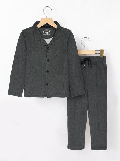 Tracksuit For Boys & Girls, Poly Athletic Fleece #VWT38-C