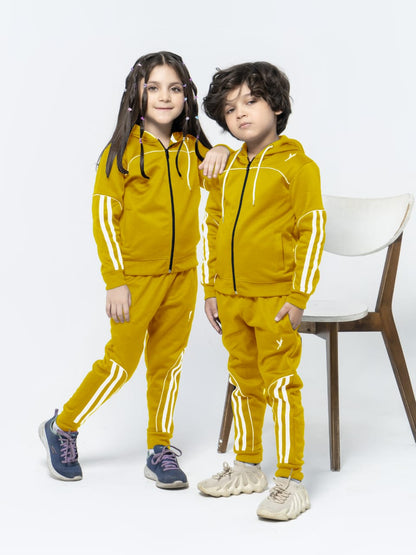 Hooded Tracksuit For Boys & Girls, Fleece #VWT05-C