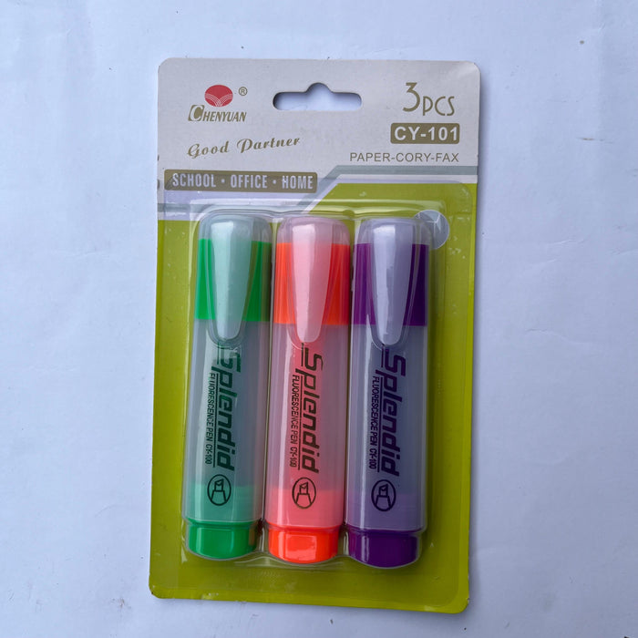pack of 3 Highlighters [ST 936] - Plzpapa 