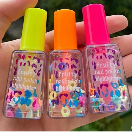 Highlighter Nail Polish Pack of 3 [ST-966]