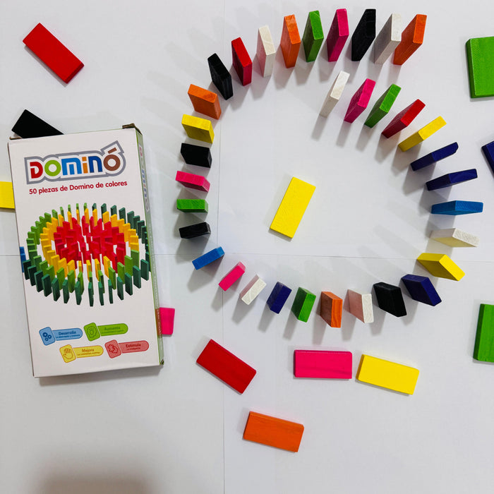 Domino toy 50 pieces [ET-1143] - Plzpapa 