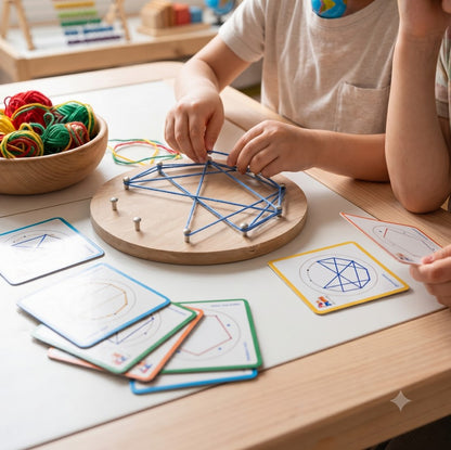 Winding Patterns Nail Board Lacing Threading Montessori Toys [MF-145]
