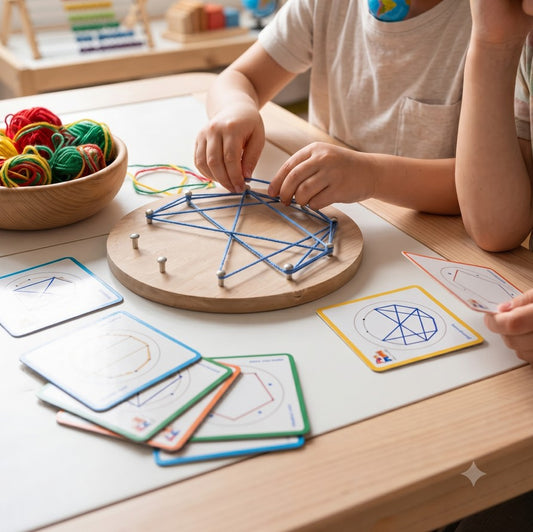 Winding Patterns Nail Board Lacing Threading Montessori Toys [MF-145]