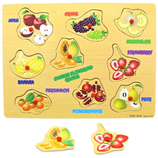 Fruits Wooden Peg Puzzle Board [WT 769]