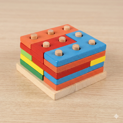 Wooden 3 Column Puzzle [ST-1344]