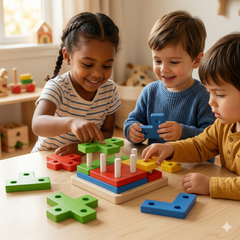 Wooden 3 Column Puzzle [ST-1344]