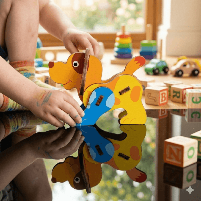 Wooden Puzzle different animals [ST-1343]