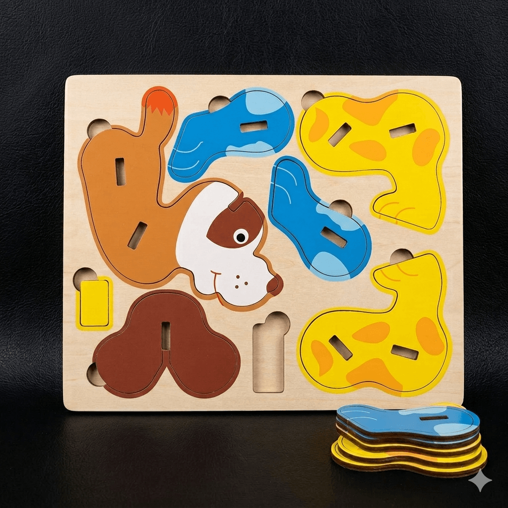 Wooden Puzzle different animals [ST-1343]
