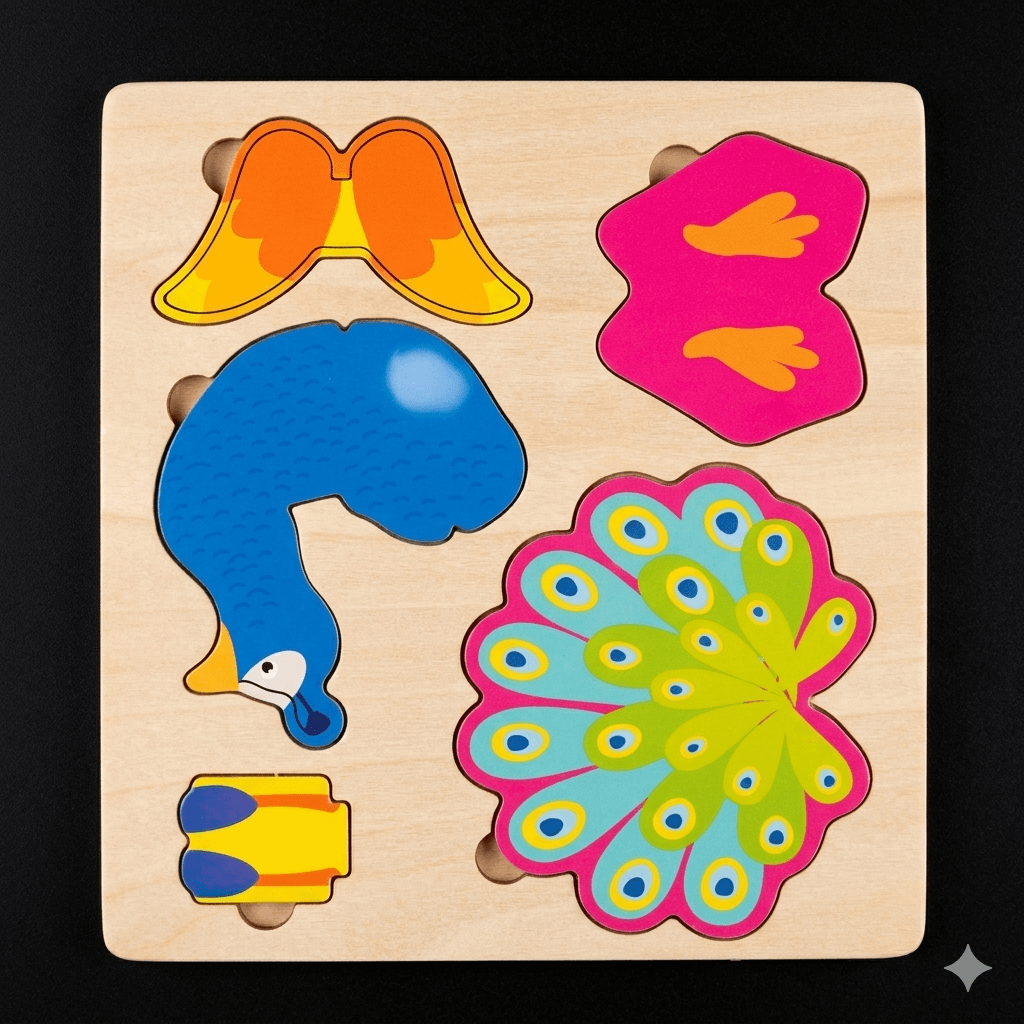 Wooden Puzzle different animals [ST-1343]