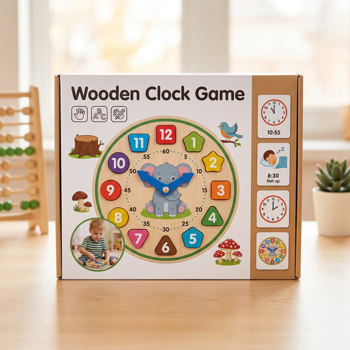 Wooden Clock Game [ST-1397]