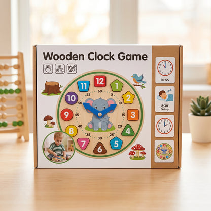 Wooden Clock Game [ST-1397]