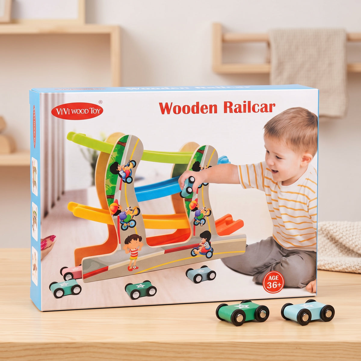 Wooden Rail Car [ST-1401]